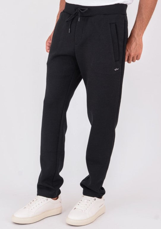 Paul & Shark Metal Shark Tech Fleece Joggers | Black