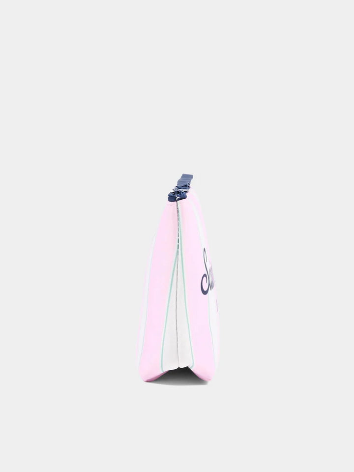 Bolsa MC2 Saint Barth Aline | Rosa/Blanco