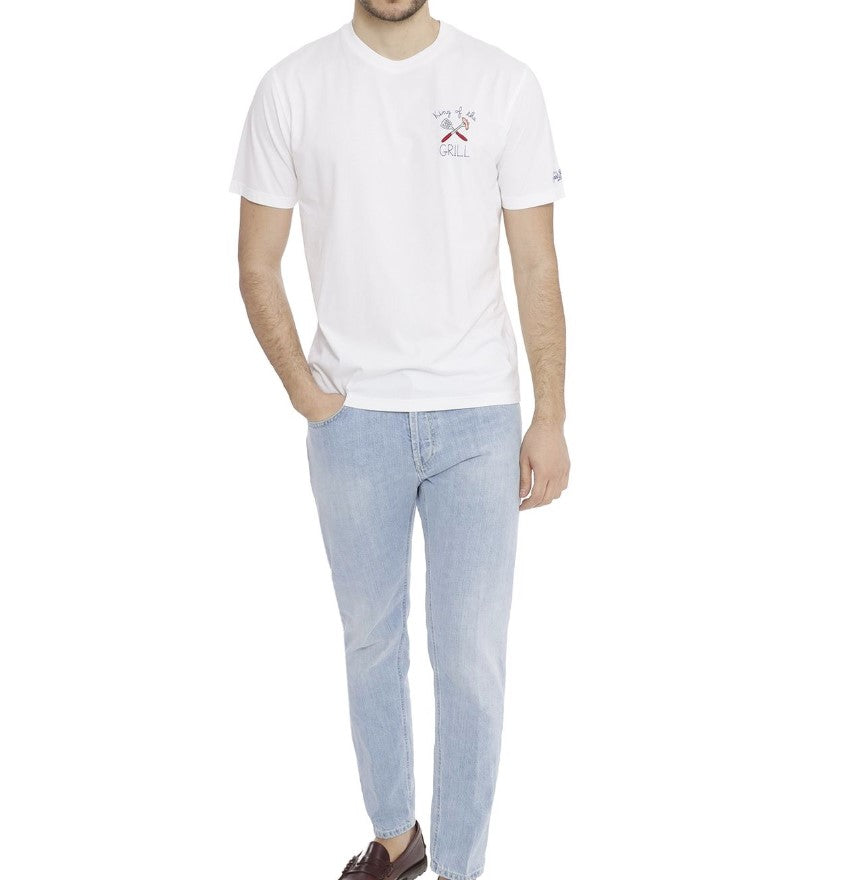 MC2 Saint Barth Portofino BBQ King T-shirt | White