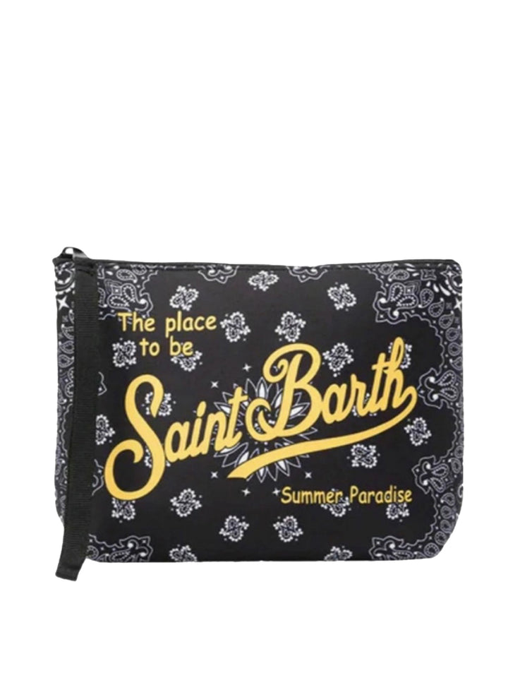 MC2 Saint Barth Aline Pouch | Black/Yellow