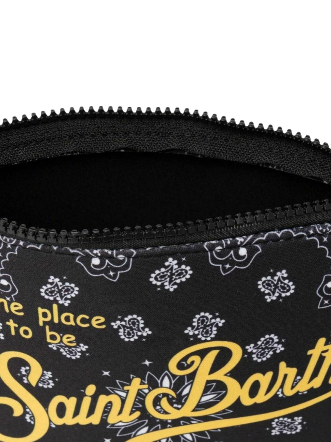 MC2 Saint Barth Aline Pouch | Black/Yellow