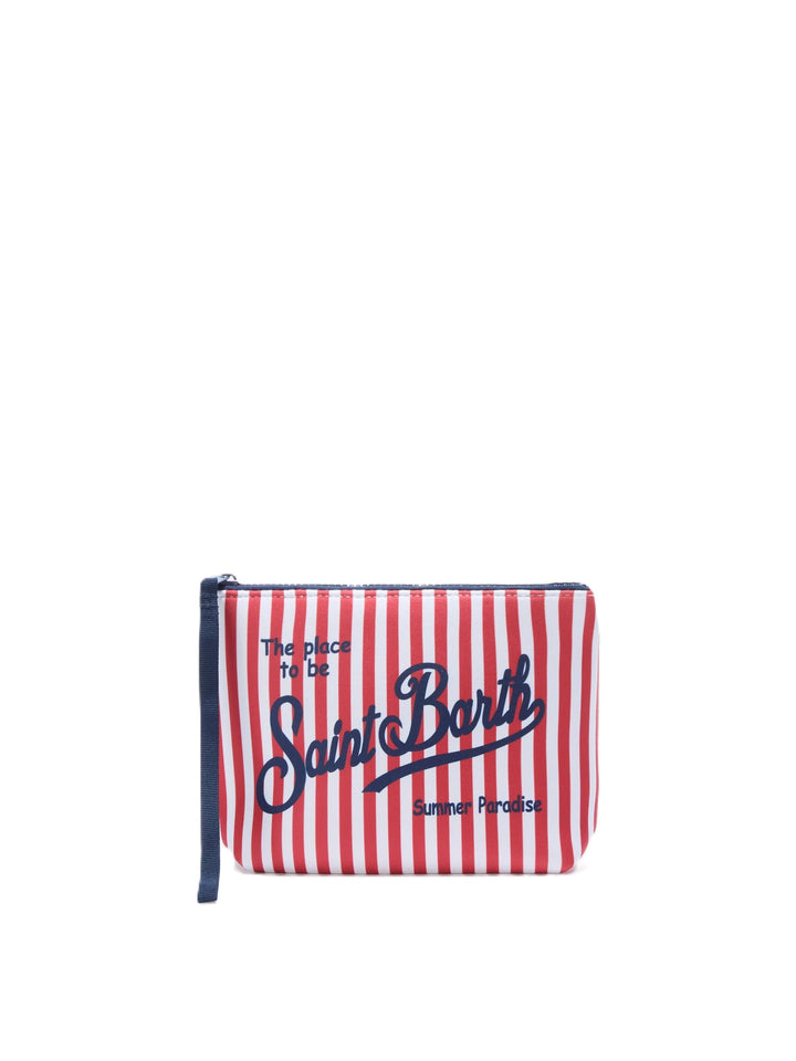 Bolsa MC2 Saint Barth Aline | Rojo/Blanco