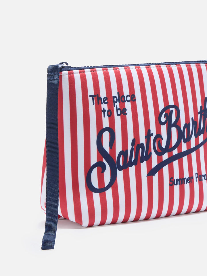 Bolsa MC2 Saint Barth Aline | Rojo/Blanco