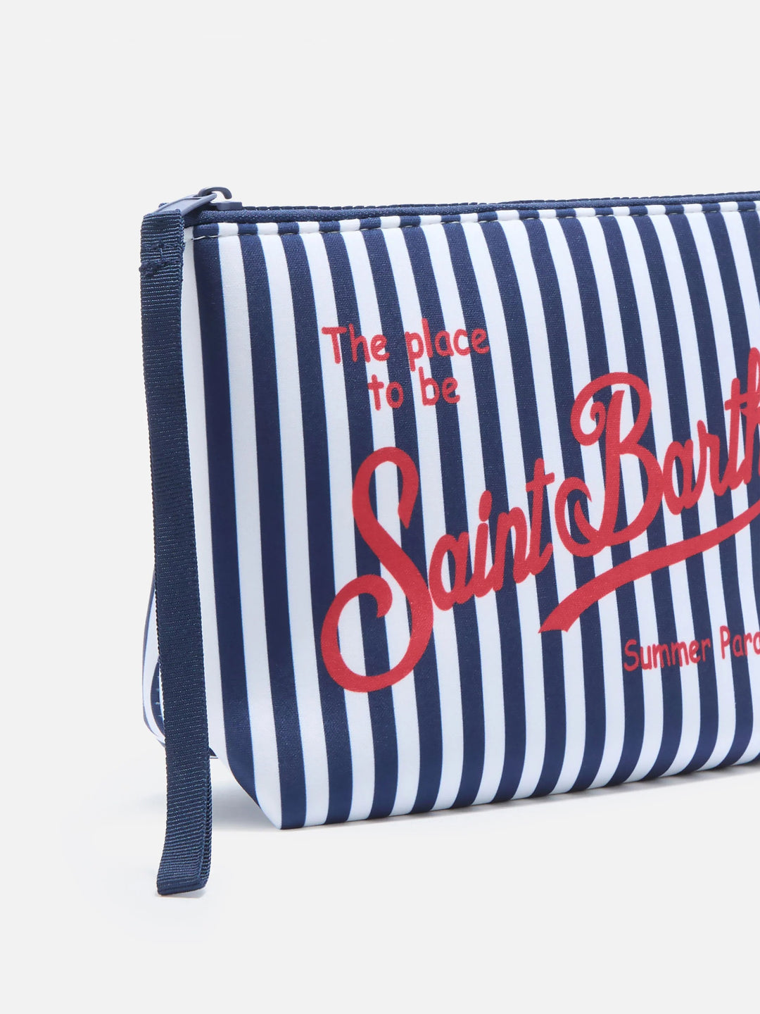 Bolsa MC2 Saint Barth Aline | Azul marino/Blanco