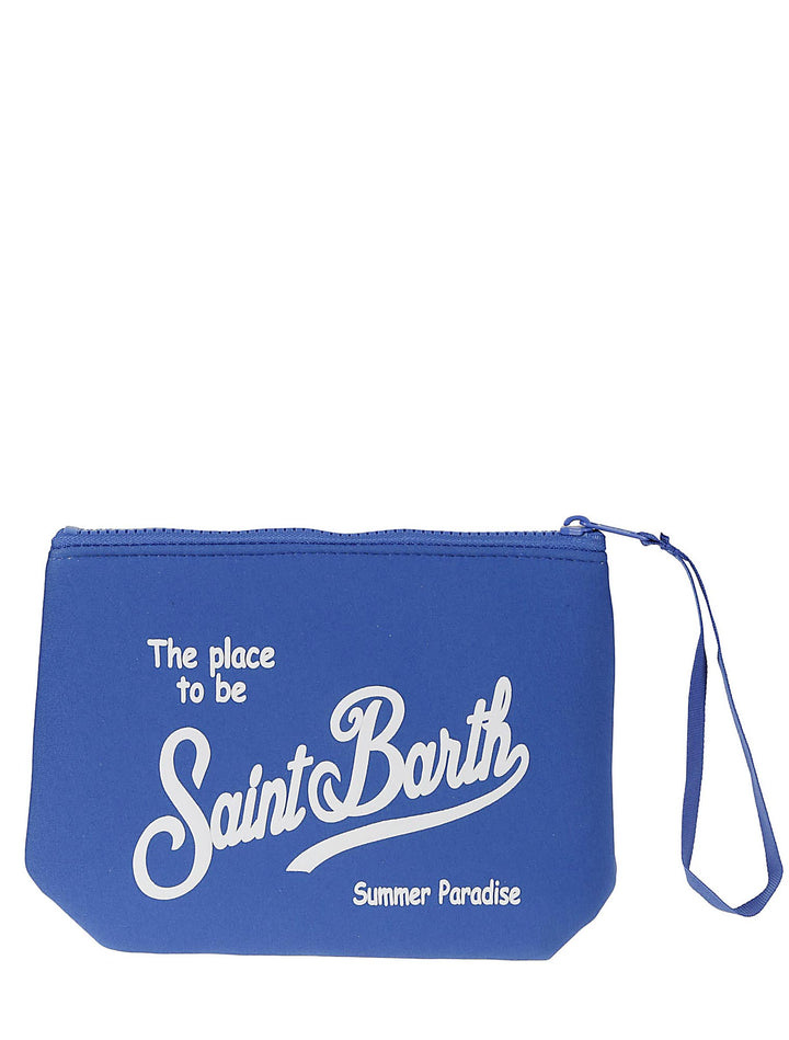 MC2 Saint Barth Aline Scuba Pouch | Cobalt Blue