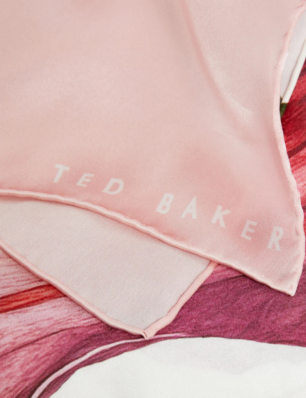Ted Baker Lisaae Large Floral Print Silk Scarf | Pink