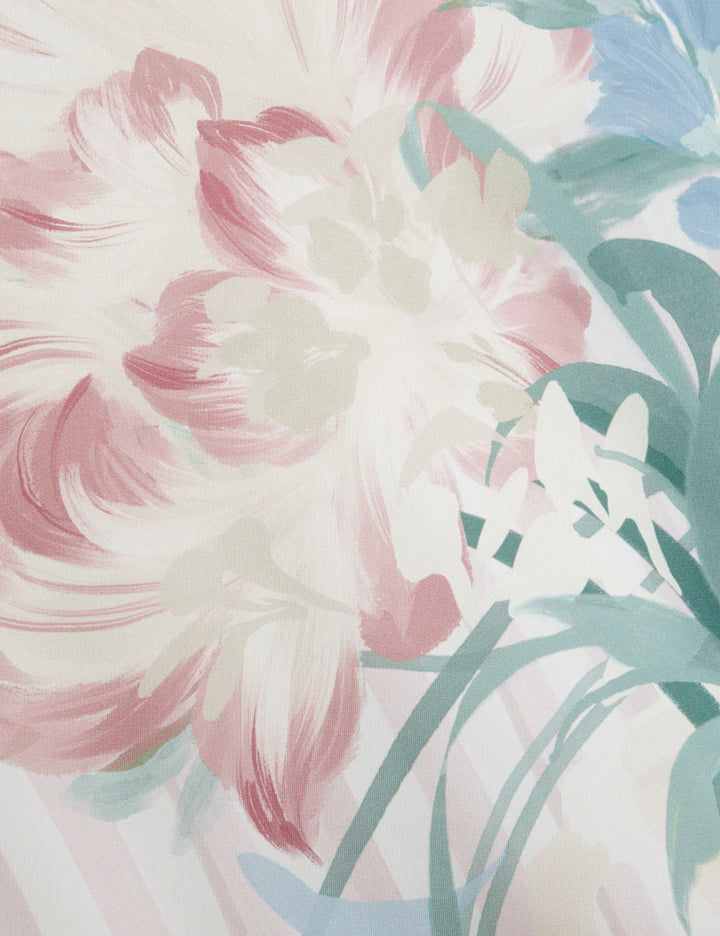 Ted Baker Floral Printed Front Knit Tank Top | Multi Pink