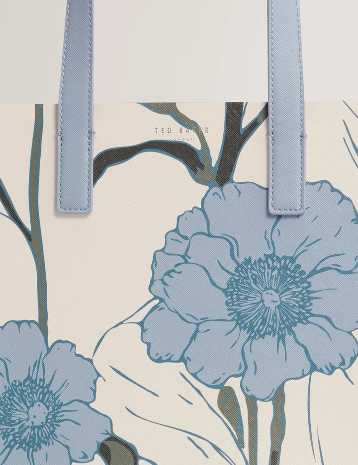 Ted Baker Tyecon Floral Print Small Icon Bag | Light Blue
