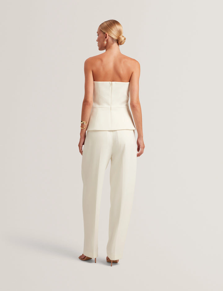 Ted Baker Raddij Tailored Strapless Jumpsuit | Ivory – alternate view 2