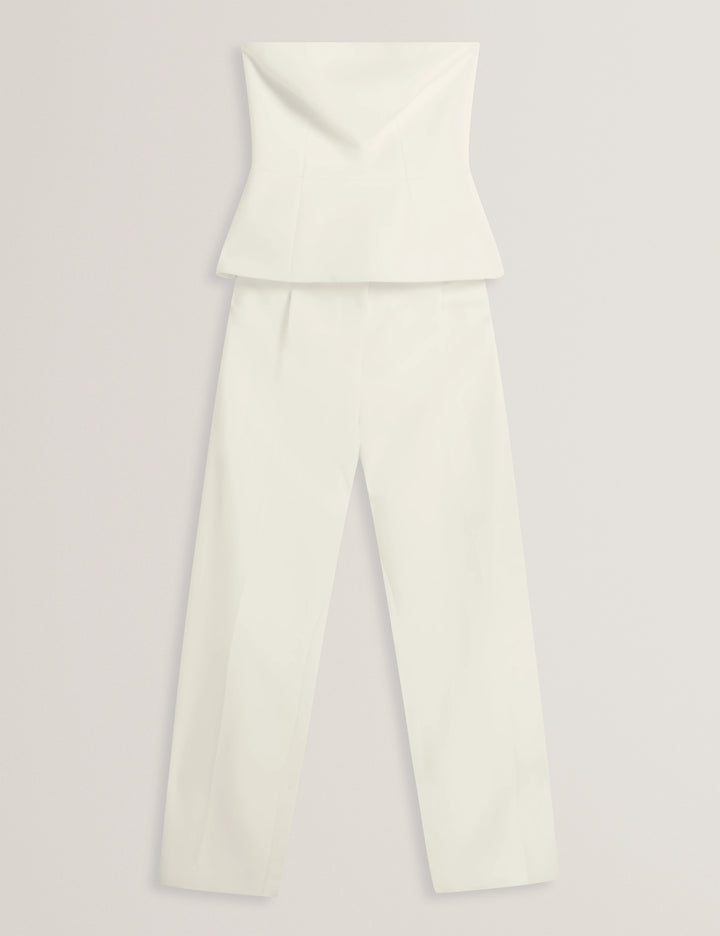 Ted Baker Raddij Tailored Strapless Jumpsuit | Ivory – alternate view 5