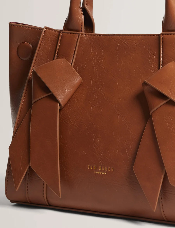 Ted Baker Saniee Knot Bow Medium Tote Bag | Tan