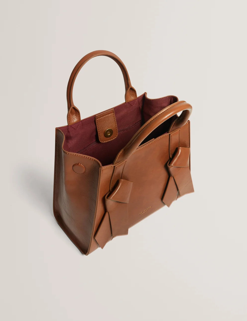 Ted Baker Saniee Knot Bow Medium Tote Bag | Tan