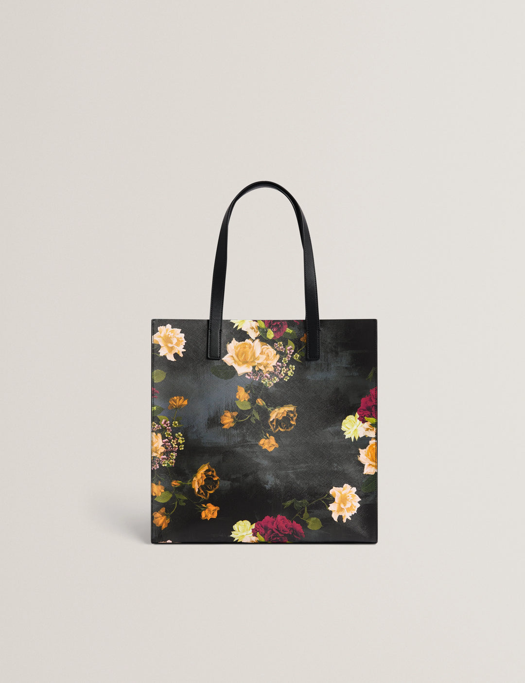 Ted Baker Opicon Floral Printed Large Icon Bag | Black