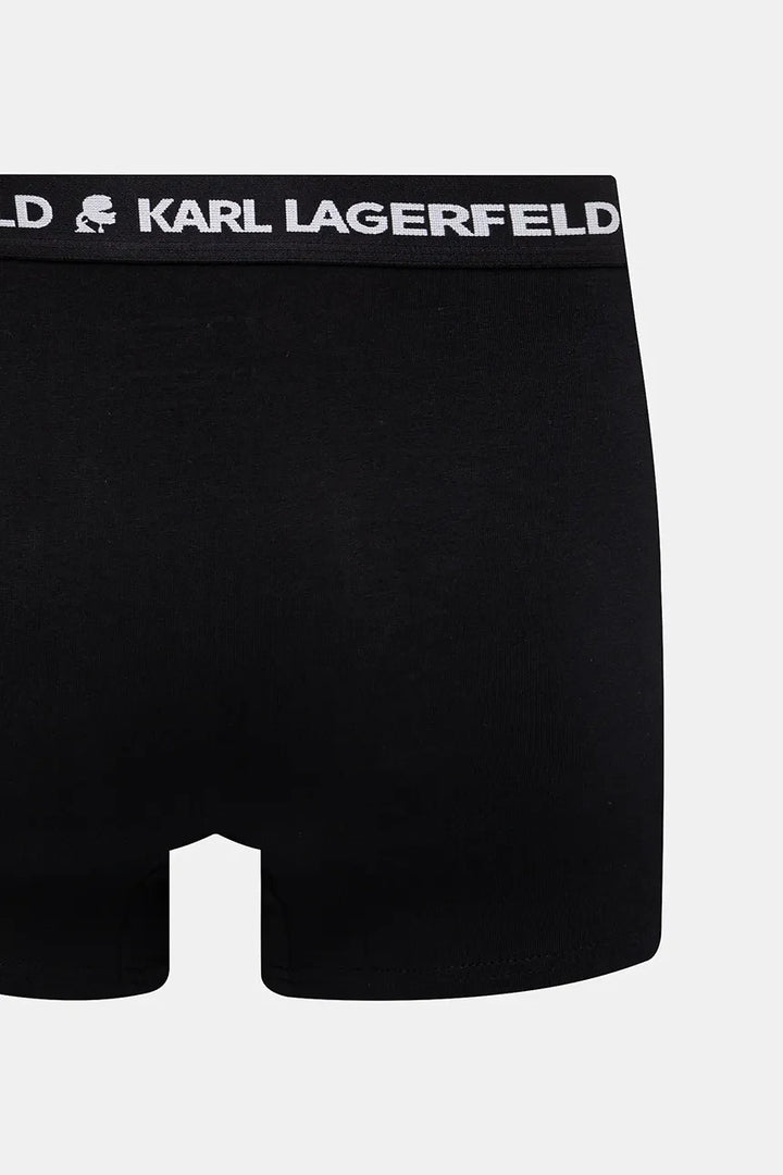 Karl Lagerfeld Logo Monochrome Trunk 3 Pieces | Black/Grey/White