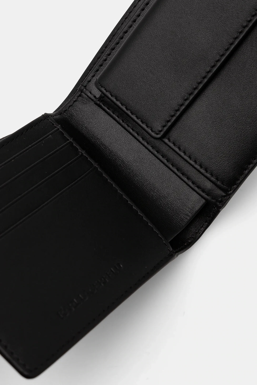 Karl Lagerfeld Loom Leather Bifold Wallet | Black