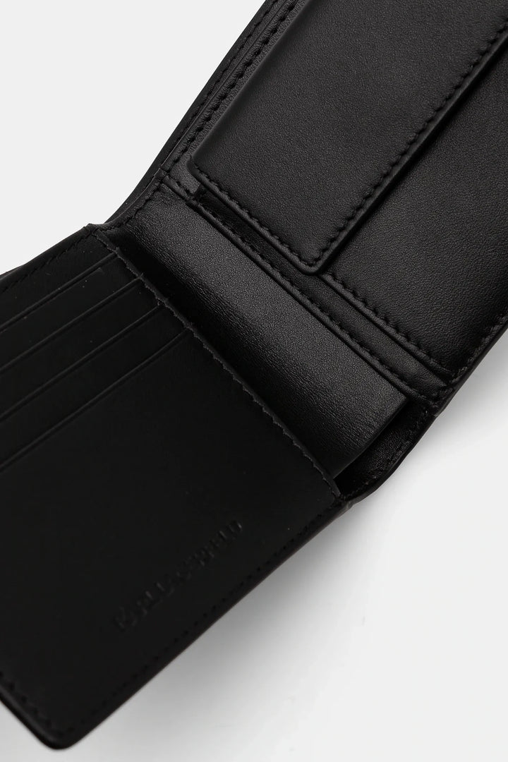 Karl Lagerfeld Loom Leather Bifold Wallet | Black