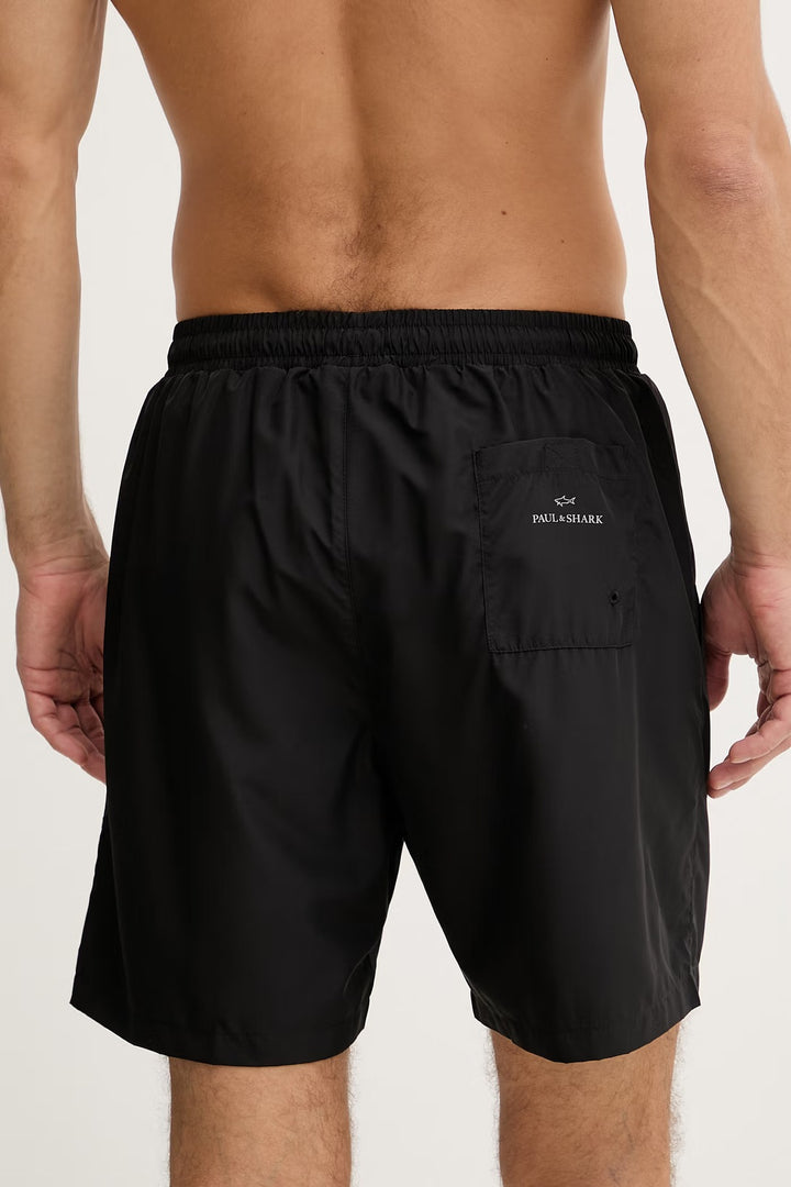 Paul &amp; Shark Shorts de baño regular fit | Negro