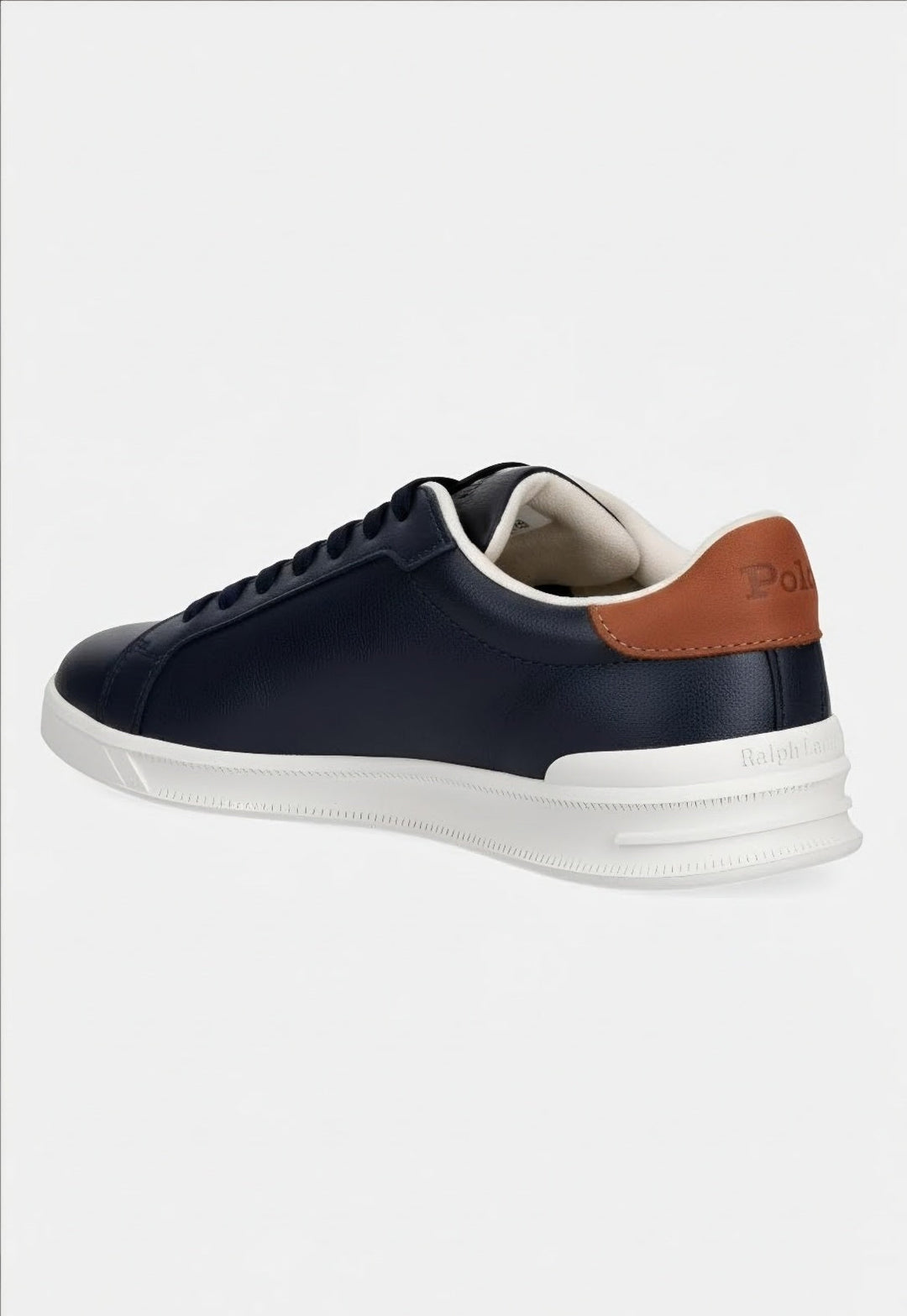 Ralph Lauren Men's Leather Sneakers Hrt Crt II | Navy