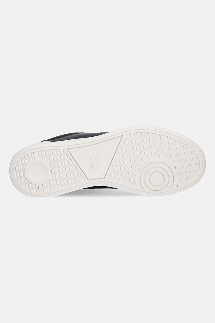 Ralph Lauren Men's Leather Sneakers Hrt Crt II | Black