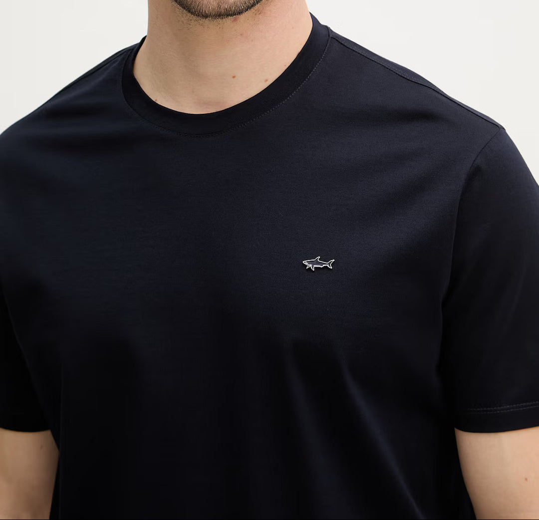 Paul & Shark Double Mercerised Cotton Jersey T-shirt | Navy