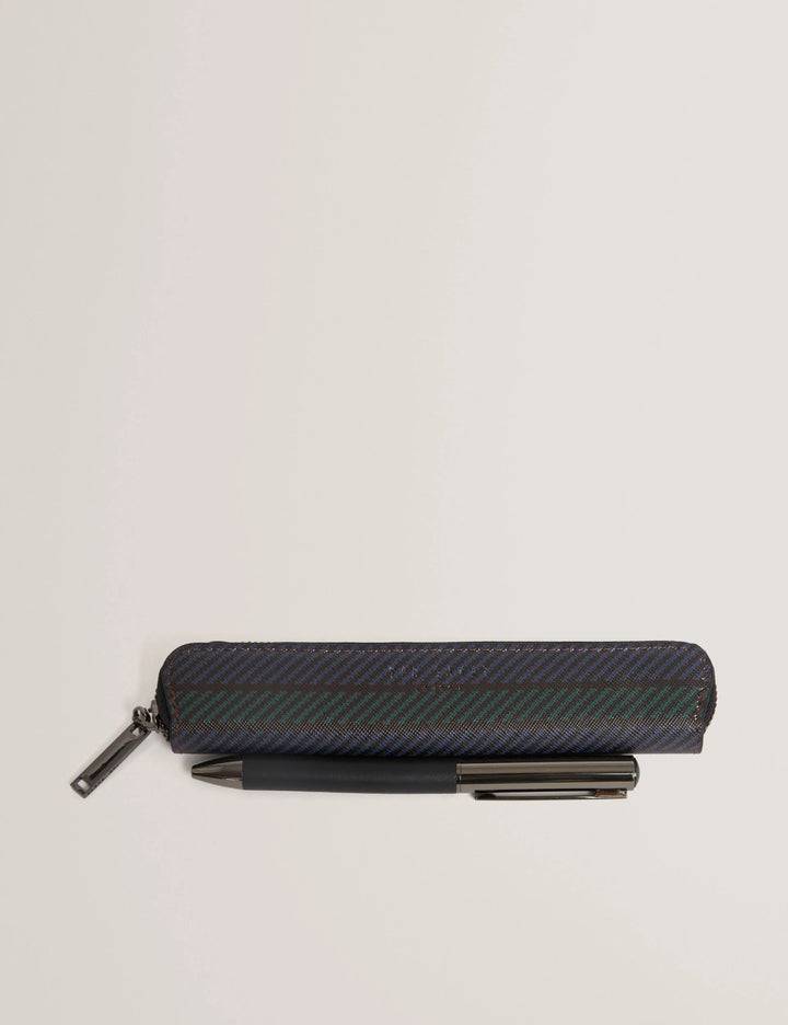 Ted Baker Wilberg Printed Weave PU Pen Set | Black