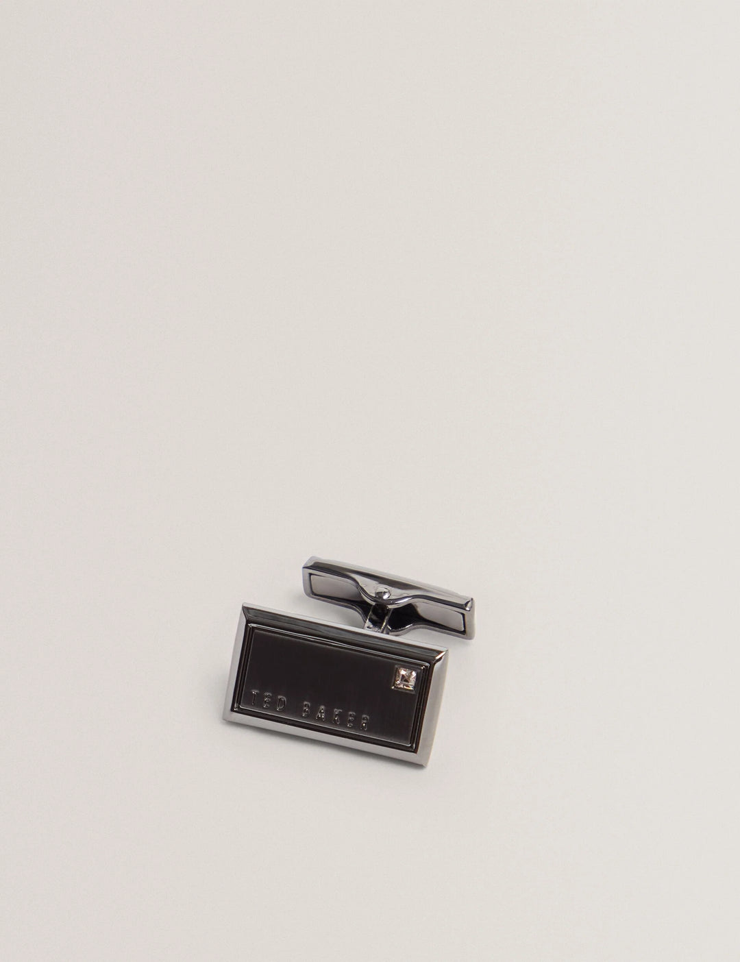 Ted Baker Kristol Brushed Metal Cufflinks | Gunmetal