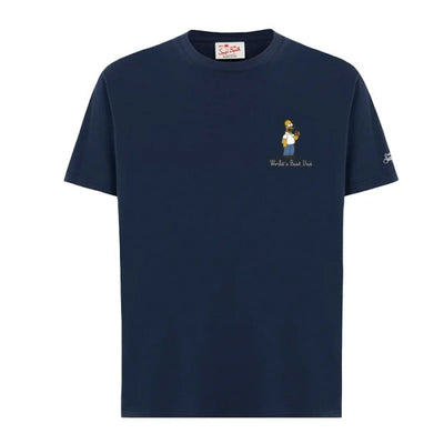 MC2 Saint Barth Classic Fit T-shirt Dad Homer | Navy