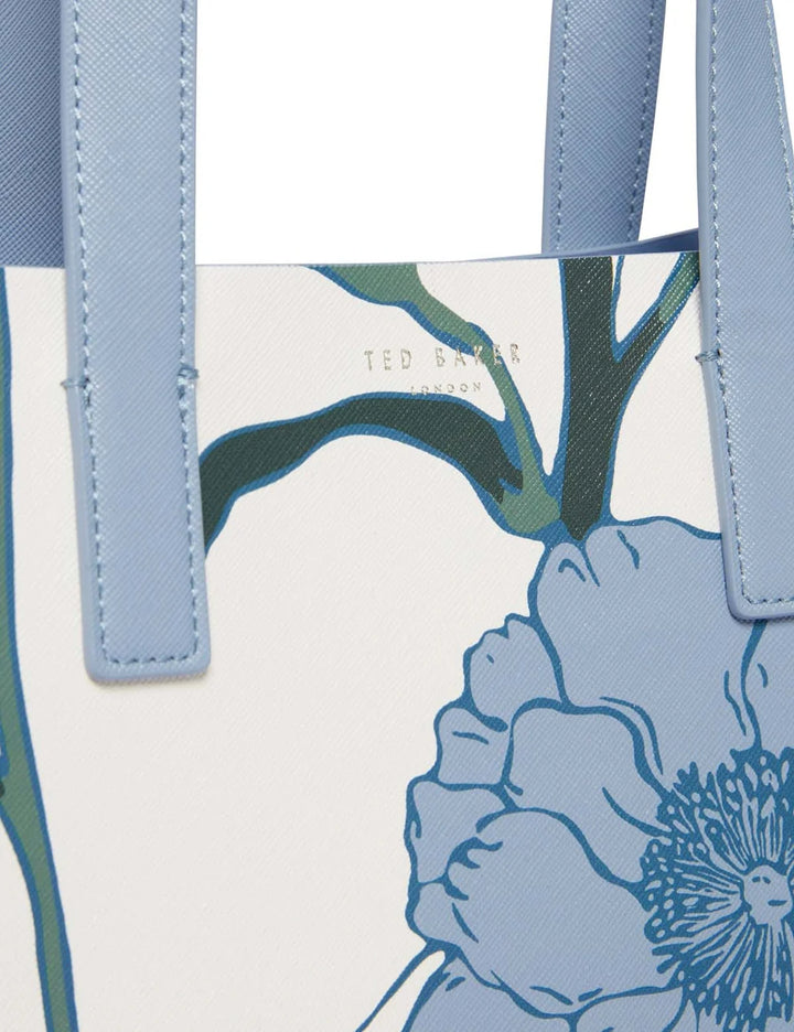 Ted Baker Tyecon Floral Print Small Icon Bag | Light Blue