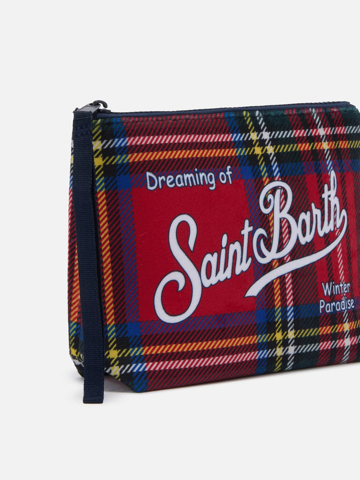 MC2 Saint Barth Pouch in Wool Effect | Red Multi