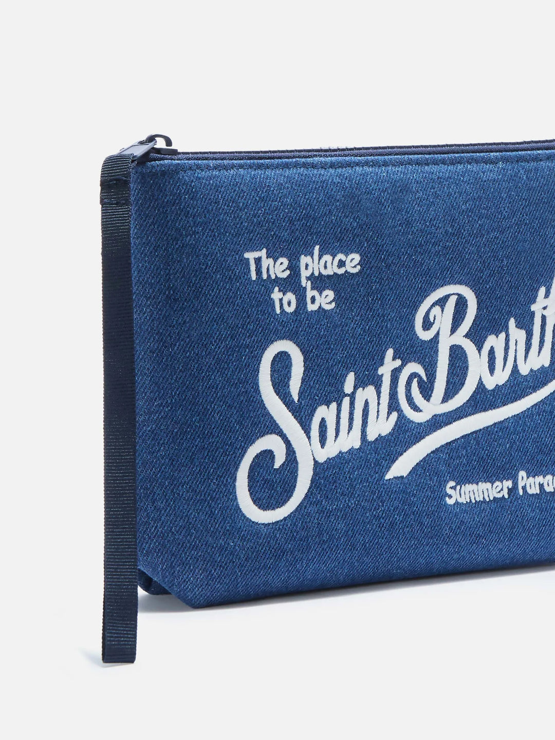Bolsita pequeña MC2 Saint Barth Aline Denim | Denim azul