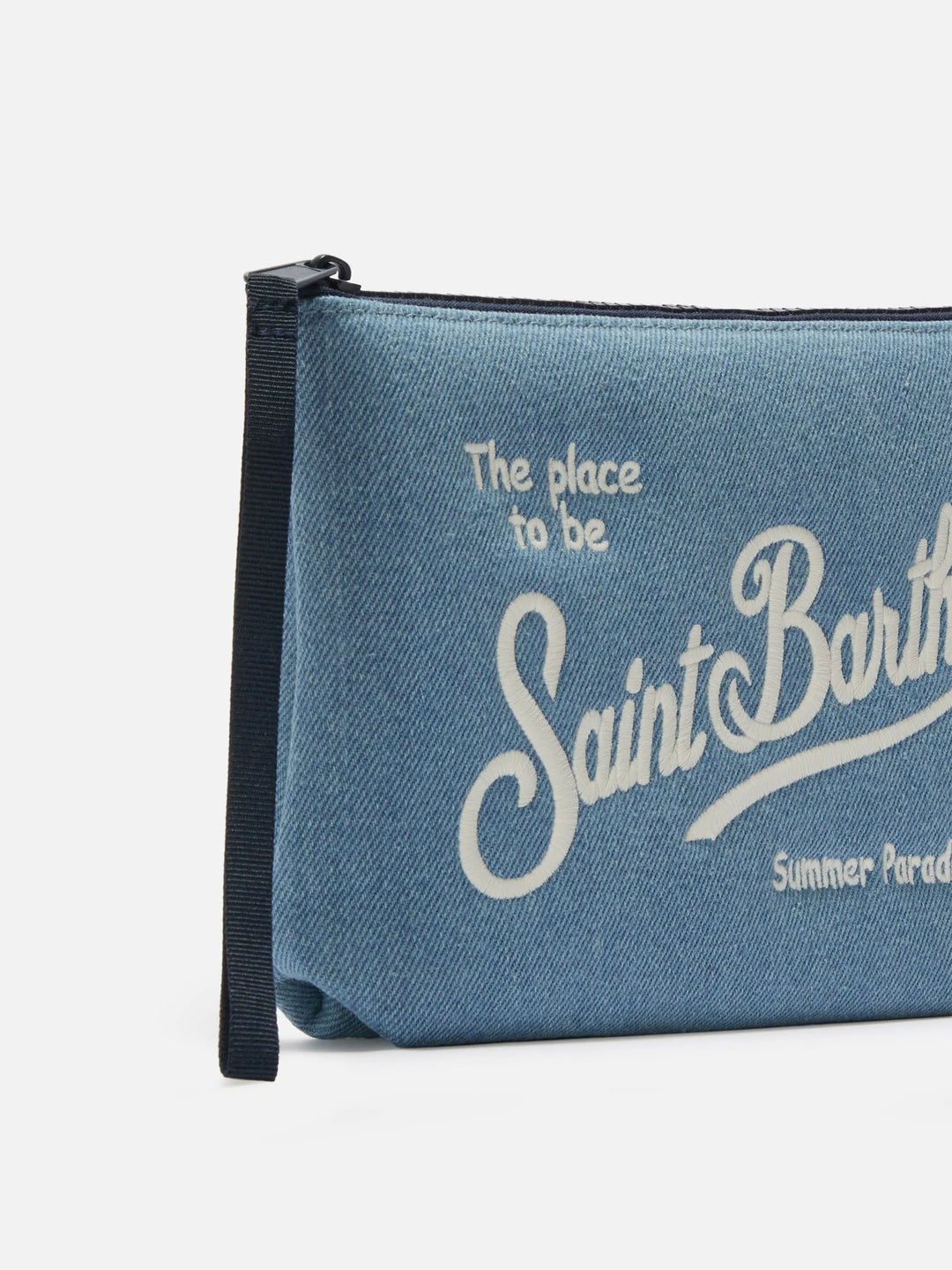 Bolsita pequeña MC2 Saint Barth Aline Denim | Denim claro