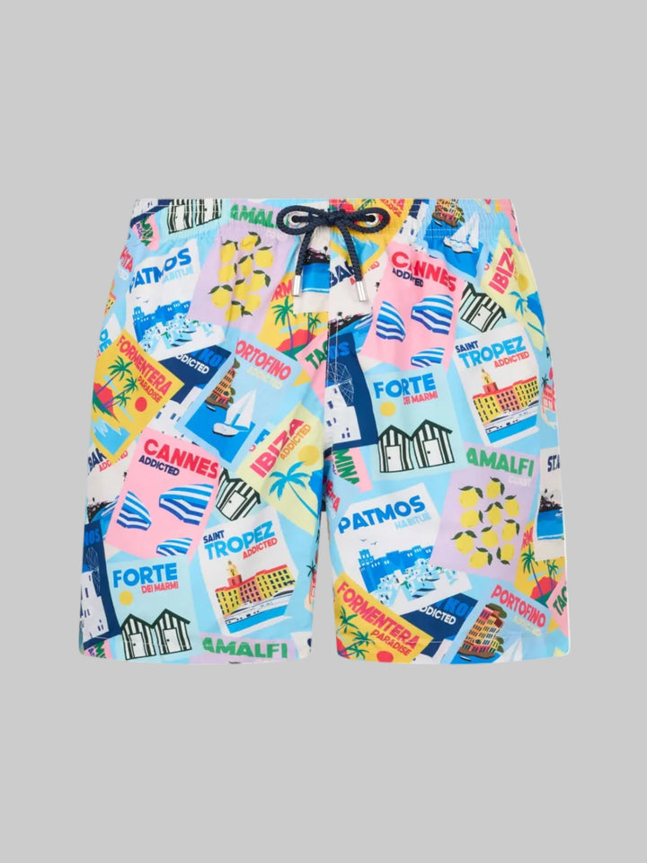 Bañador corto de tela ligera MC2 Saint Barth | Multicolor