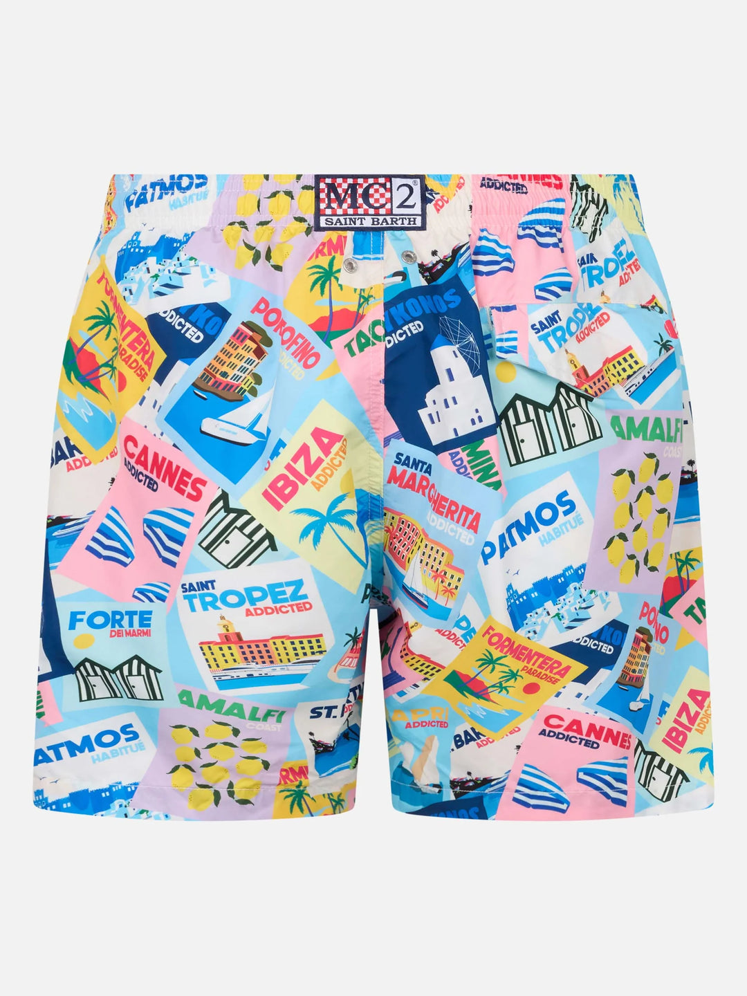 Bañador corto de tela ligera MC2 Saint Barth | Multicolor