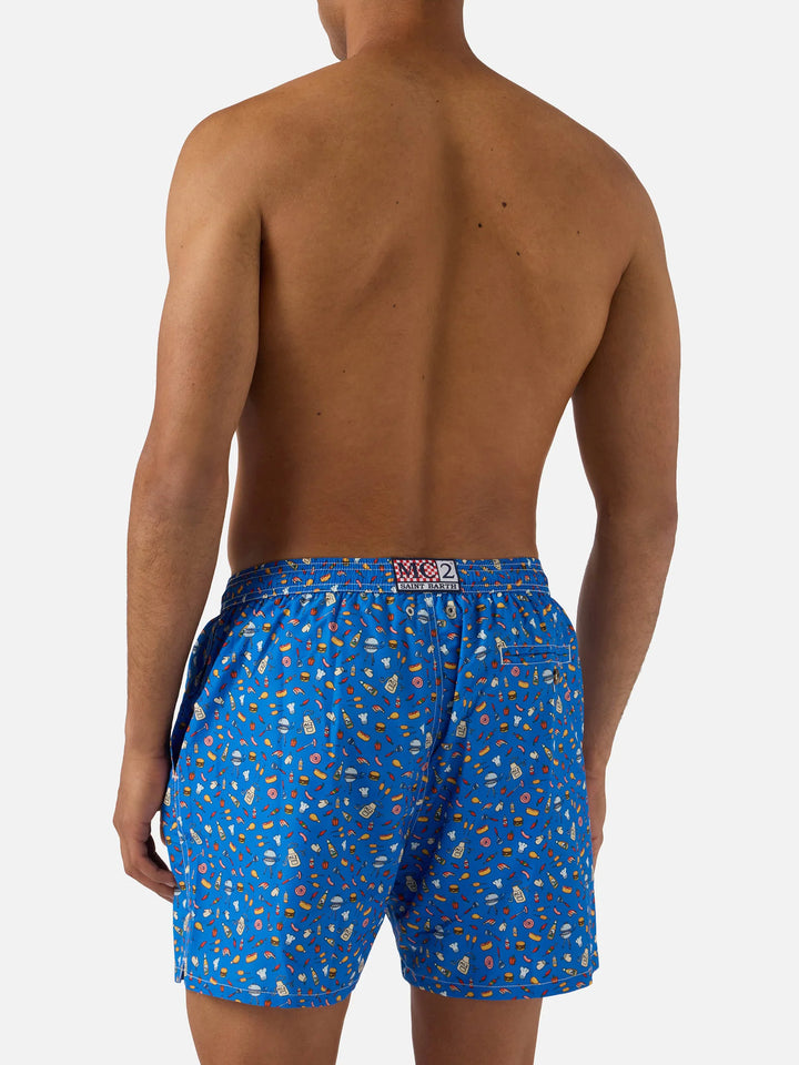 MC2 Saint Barth Lighting Micro BBQ King Swimshorts | Blue