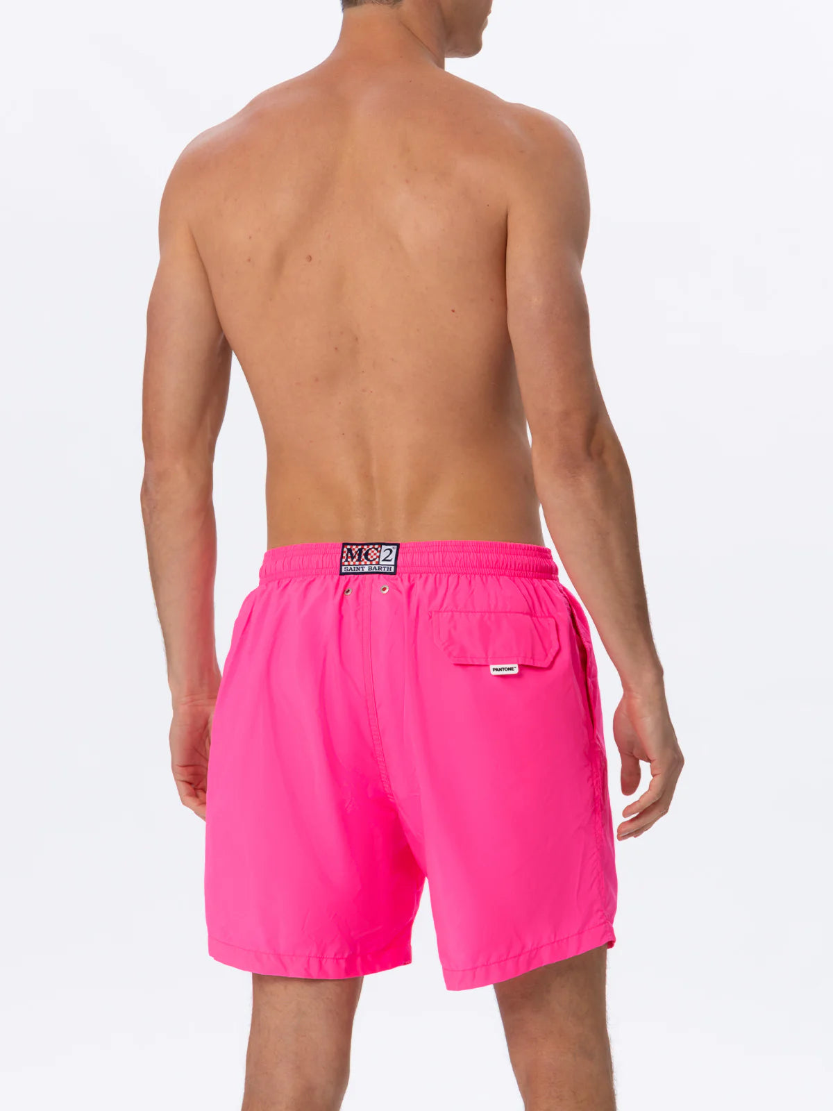 MC2 Saint Barth Lightweight Swim Shorts PANTONE® SPECIAL EDITION | Fluo Pink