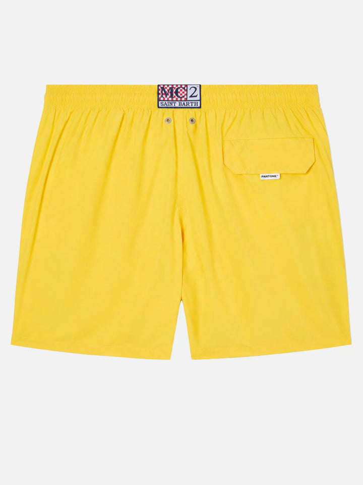 Short de bain MC2 Saint Barth Lighting Pantone | Jaune