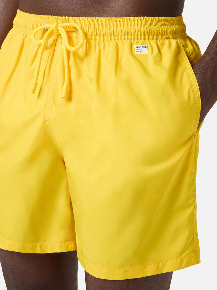 Short de bain MC2 Saint Barth Lighting Pantone | Jaune