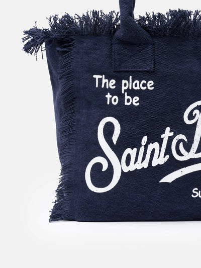MC2 Saint Barth Vanity Canvas Bag | Blue Navy