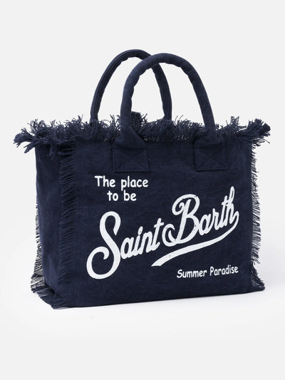 MC2 Saint Barth Vanity Canvas Bag | Blue Navy