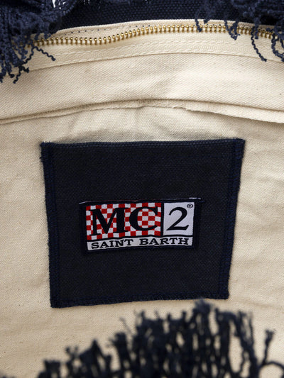 MC2 Saint Barth Vanity Canvas Bag | Blue Navy