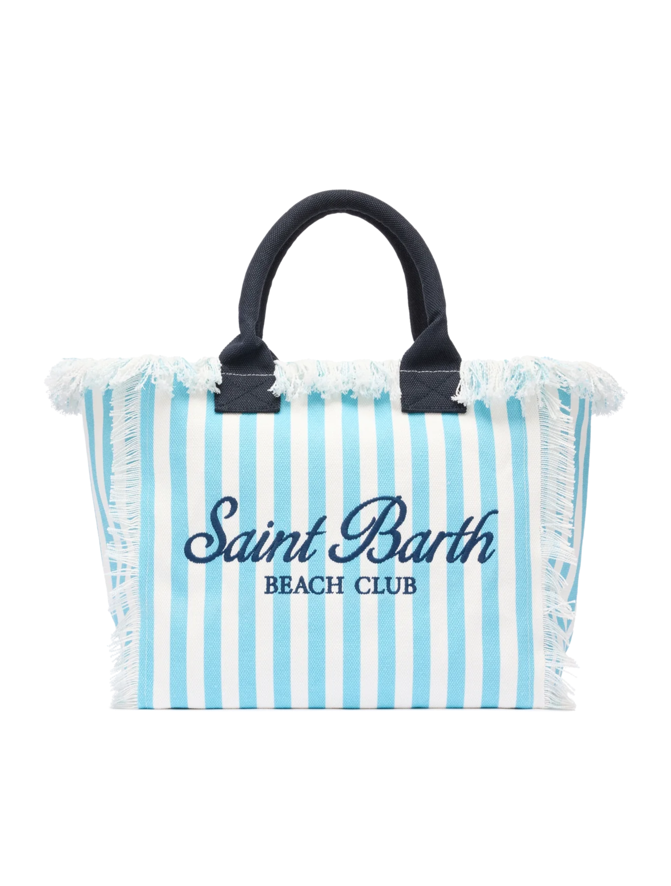MC2 Saint Barth Vanity Canvas Bag | Light Blue/Navy