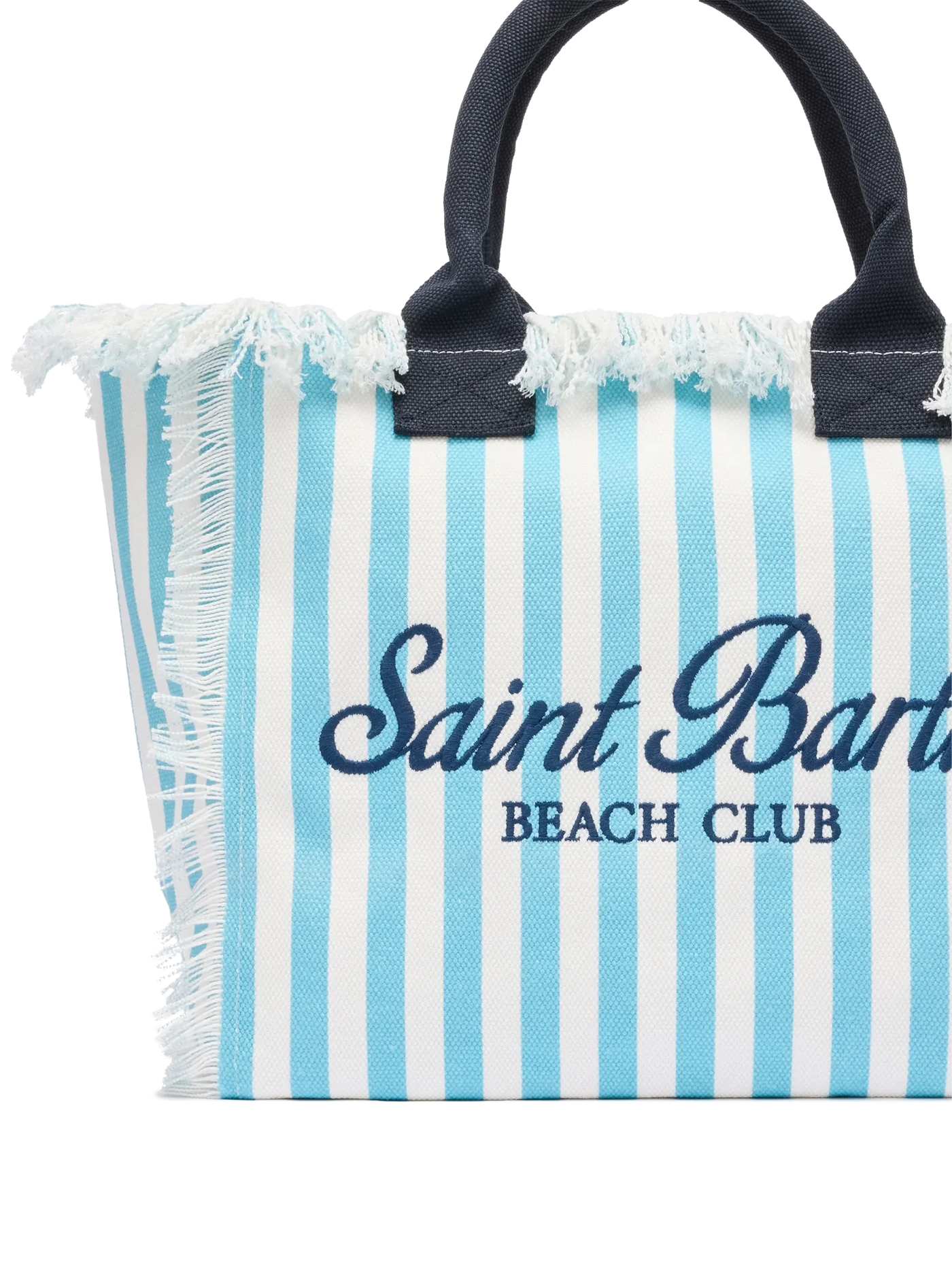 MC2 Saint Barth Vanity Canvas Bag | Light Blue/Navy