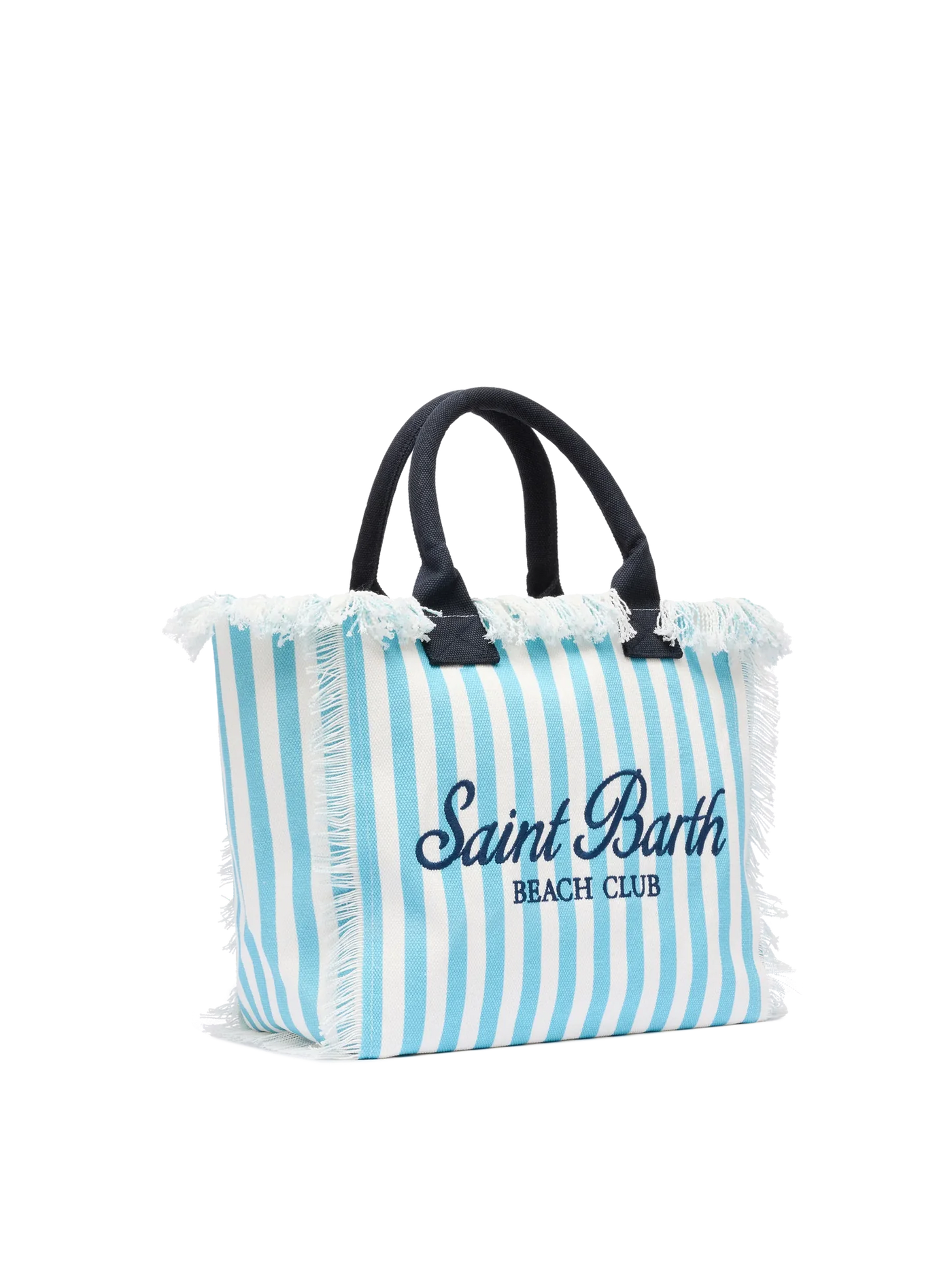 MC2 Saint Barth Vanity Canvas Bag | Light Blue/Navy
