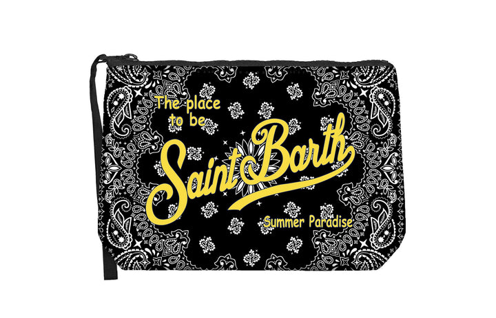 MC2 Saint Barth Aline Pouch | Black/Yellow