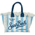 MC2 Saint Barth Vanity Canvas Bag | Light Blue/Navy