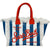 MC2 Saint Barth Vanity Canvas Bag | Navy/Red