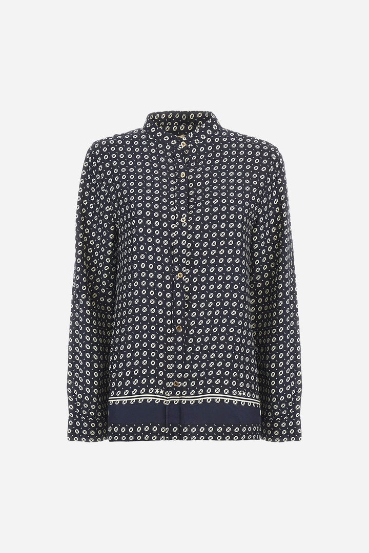 La Martina Regular Fit Viscose Shirt - Adriana | Navy