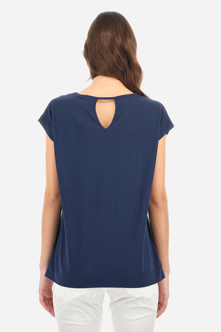 La Martina Regular Fit T-shirt in Cotton - Ada | Navy