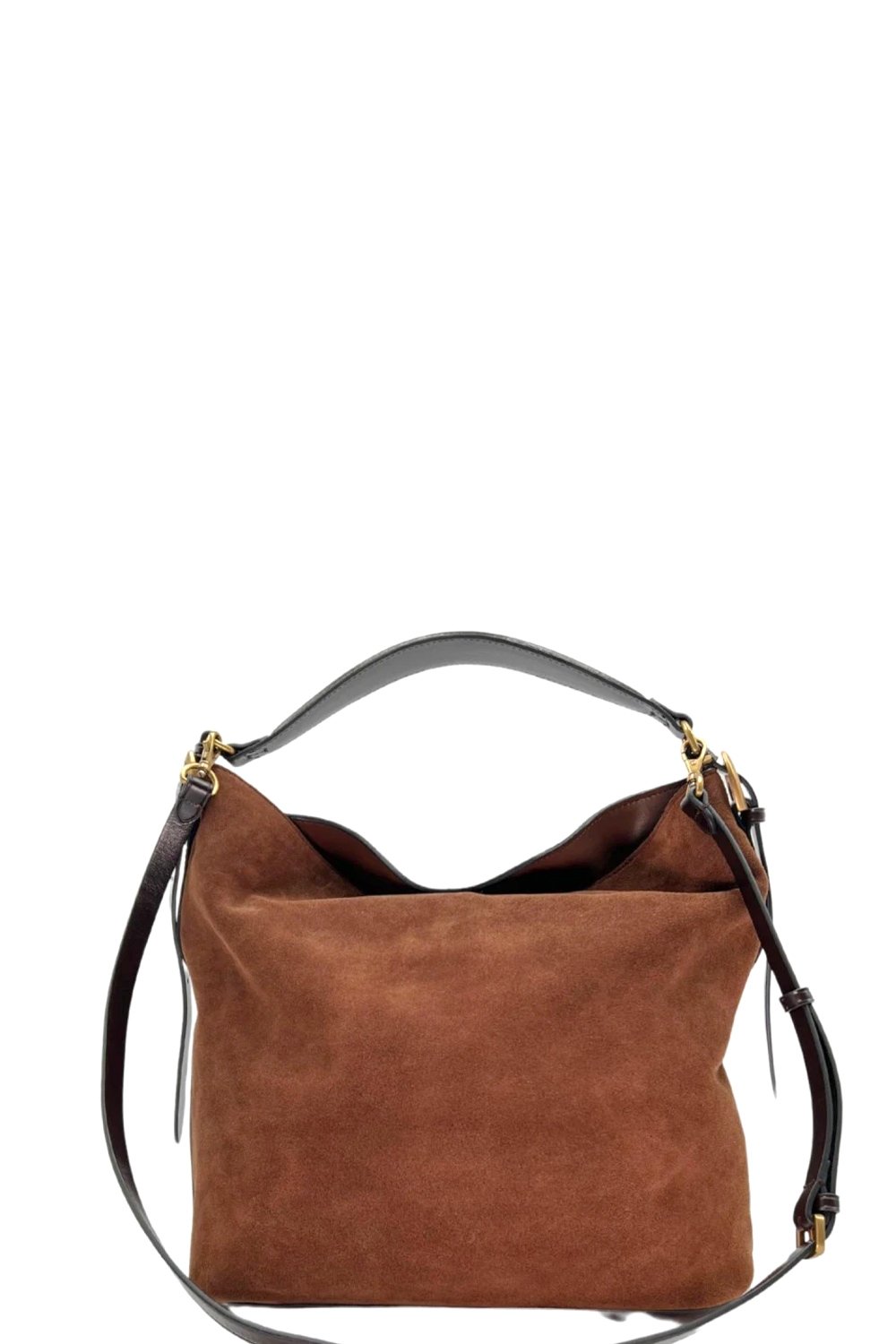 La Martina Borsa in pelle, Siena/Cioccolato scuro (WCA019-LT130), vista posteriore