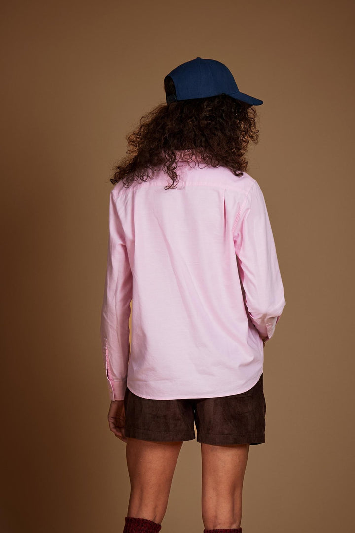 La Martina WDC003-OX077 in parfait pink, model back view
